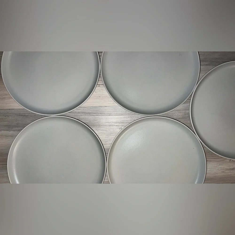 West Elm Dinner Plate Set Of 4 Charleston Bluish Gray